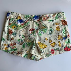 J. Crew Chino Shorts w/ Hawaii Map Tropical - 8
